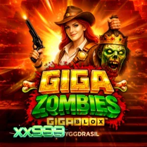 Giga Zombies GigaBlox স্লট গেমের ইন্টারফেস এবং থিম